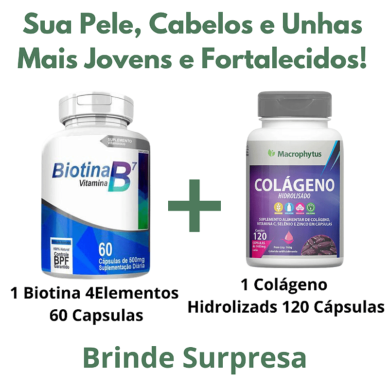 Pele Jovem, Cabelos Fortes e Unhas Saudáveis – O Combo Perfeito para Sua Beleza! — produto Mille Grani (imagem ilustrativa)