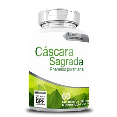 Cáscara Sagrada 500 mg – 60 Cápsulas – Regularidade Intestinal Natural — produto Mille Grani (imagem ilustrativa)