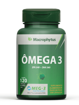 Ômega-3 1 000 mg – 120 Cápsulas – Saúde Cardiovascular, Mental e Antioxidante — produto Mille Grani (imagem ilustrativa)
