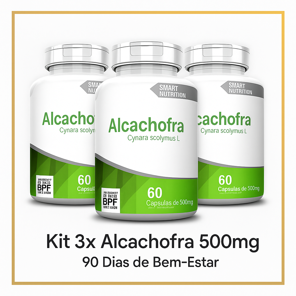 Kit Alcachofra 500mg (3 Unidades)