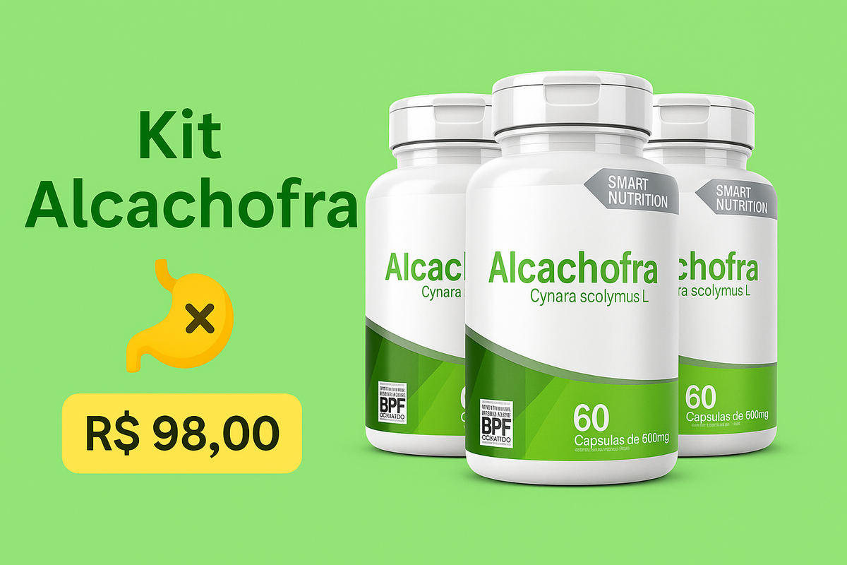 Kit Alcachofra 500mg (3 Unidades)