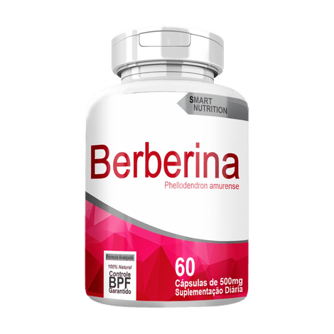 Berberina 500 mg – 60 Cápsulas – Controle de Glicemia, Lipídios e Metabolismo — produto Mille Grani (imagem ilustrativa)