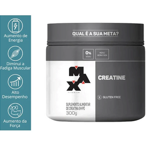 Creatina Mono Hidratada 150g – Max Titanium | Mais Energia, Mais Performance!