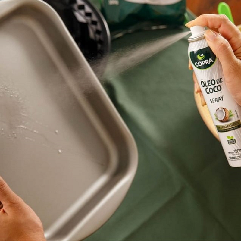 Óleo de Coco Sem Sabor Spray 100ml Copra - O segredo de uma cozinha prática, saudável e sem bagunça está aqui!