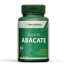 Óleo de Abacate 1 000 mg – 60 Cápsulas – Gorduras Saudáveis e Antioxidante Natural