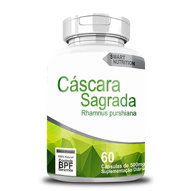 Cáscara Sagrada 500 mg – 60 Cápsulas – Regularidade Intestinal Natural