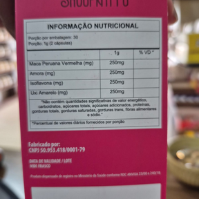 Maca Mulher 1000 mg – 60 Cápsulas – Equilíbrio Hormonal e Energia Feminina
