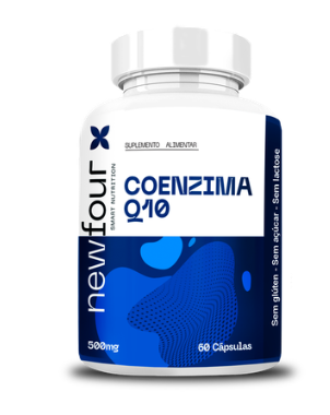 Coenzima Q10 Coenzima Q10 500 mg – 60 Cápsulas – Energia Celular e Antioxidante