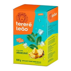 Tereré Erva Mate Sabor Abacaxi 500g - Leão