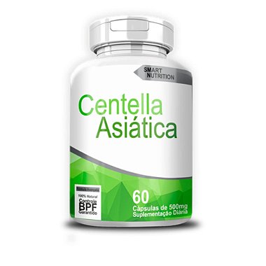 Centella Asiática 500 mg – 60 Cápsulas – Circulação, Pele e Bem-Estar Mental