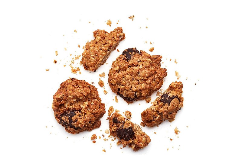Cookies Aveia, Coco e Chocolate 70% 100g – Sabor Intenso e Saudável em Cada Mordida!