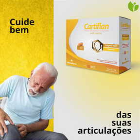 Cartiflan Anti‑Artri 500 mg – 30 Cápsulas – Cúrcuma + Colágeno Tipo II para Conforto Articular