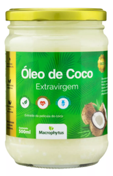 Óleo de Coco Extravirgem 500ml Macrophytus - Transforme sua rotina com saúde, sabor e versatilidade!