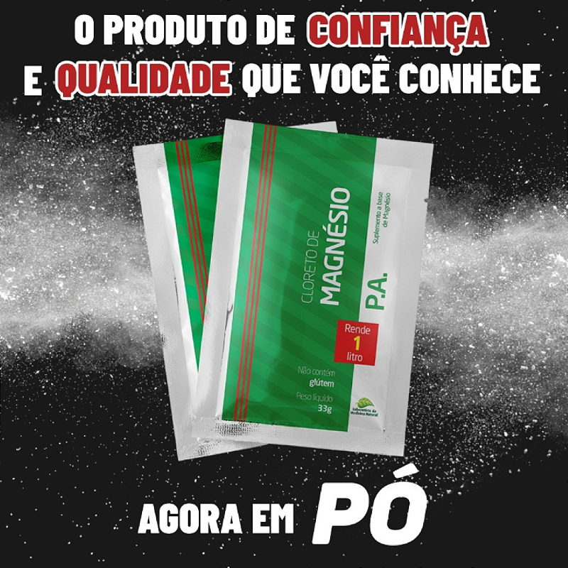 Cloreto de Magnésio PA Sachê 33g - Medinal: Mais Energia, Saúde e Bem-estar a Cada Gole