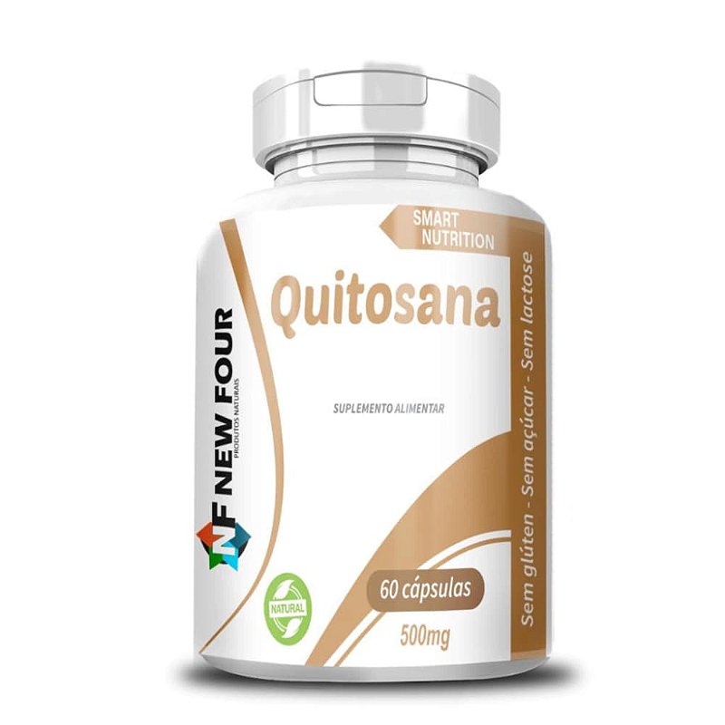 Quitosana 500 mg – 60 Cápsulas – Controle de Peso e Saúde Metabólica Natural