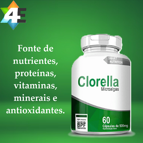Clorella 500 mg – 60 Cápsulas – Nutrição Completa e Energia Natural