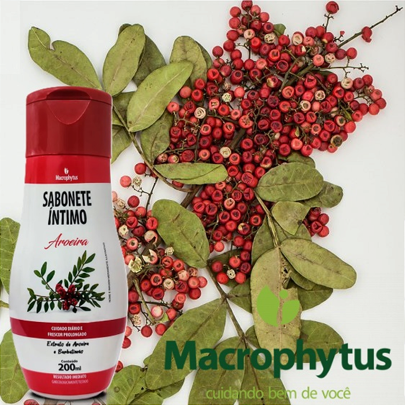 Sabonete Íntimo Aroeira 200ml - Proteção, Equilíbrio e Frescor Diário