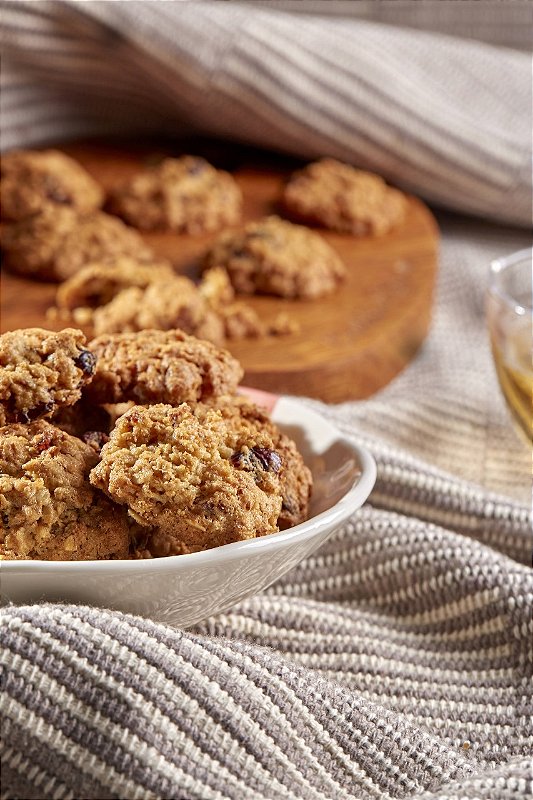 Cookies Aveia, Amêndoas e Cranberry 100g