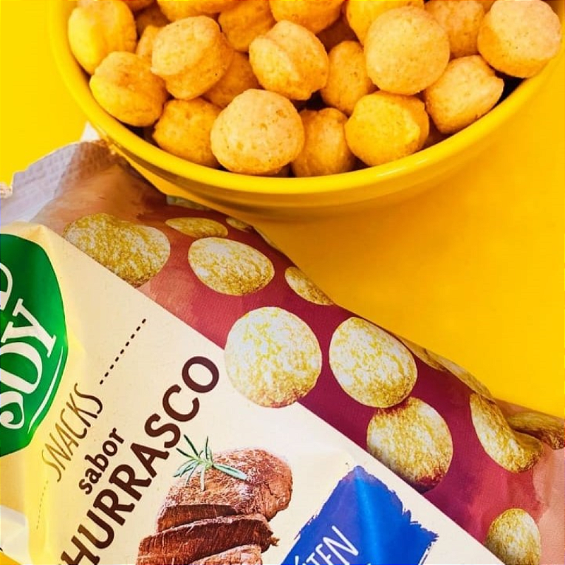Snack Soja sabor Churrasco 25g - Good Soy