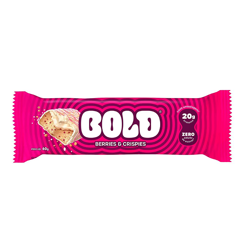 Berries & Crispies 60g - Bold: O Lanche Perfeito para quem Busca Sabor e Saúde!