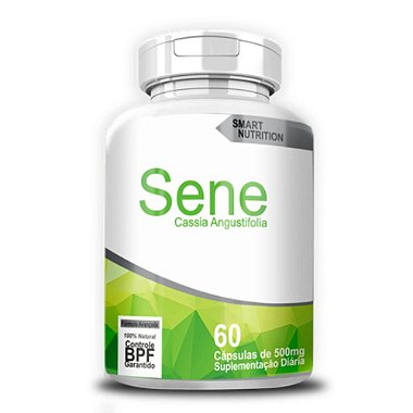 Sene 500 mg – 60 Cápsulas – Trânsito Intestinal Natural e Alívio Confiável