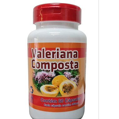 Valeriana Composta 400 mg – 60 Cápsulas – Sono Natural e Bem-Estar