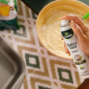 Óleo de Coco Sem Sabor Spray 100ml Copra - O segredo de uma cozinha prática, saudável e sem bagunça está aqui!