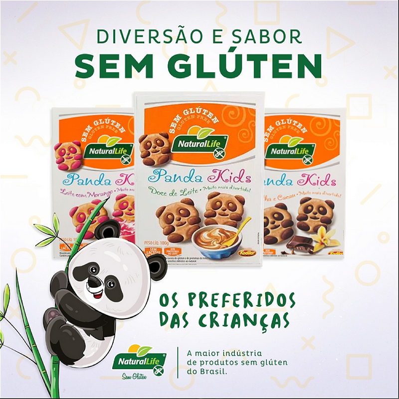 Biscoitos Panda Kids Doce de Leite 100g – O Lanche Saudável e Divertido para Seu Filho!