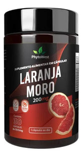 Laranja Moro 500 mg – 30 Cápsulas – Antioxidante para Queima de Gordura e Metabolismo