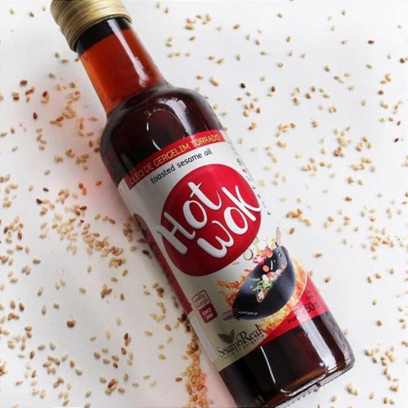 Óleo de Gergelim Torrado 250ml Sésamo Real - Transforme seu sabor e saúde com o toque único do gergelim torrado!