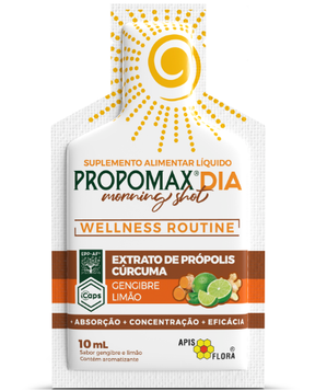 Propomax Dia Morning Shot 10ml – Energia Natural e Imunidade Reforçada para o Seu Dia a Dia!