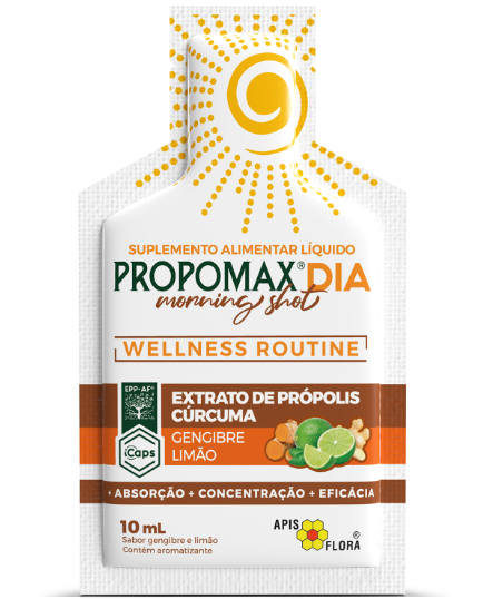 Propomax Dia Morning Shot 10ml – Energia Natural e Imunidade Reforçada para o Seu Dia a Dia!