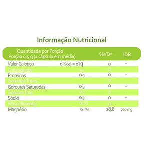 Cloreto de Magnésio P.A. 500 mg – 100 Cápsulas – Equilíbrio Muscular e Vitalidade