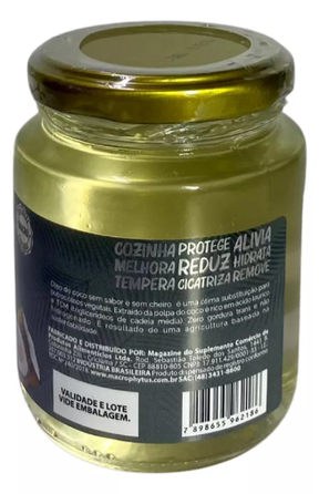 Óleo de Coco Não Saborizado 200ml - Macrophytus | A Energia Pura do Coco em Cada Gota