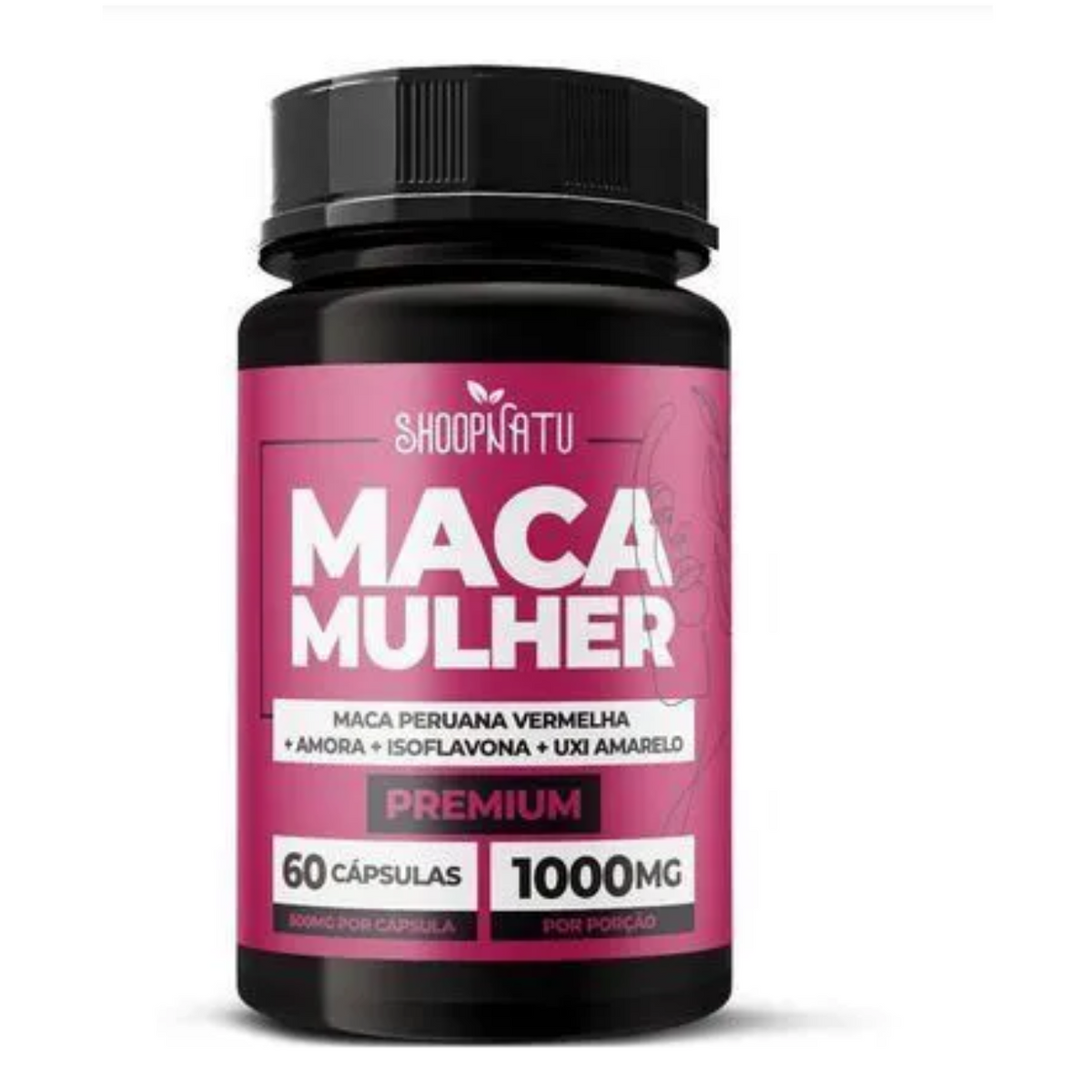 Maca Mulher 1000 mg – 60 Cápsulas – Equilíbrio Hormonal e Energia Feminina