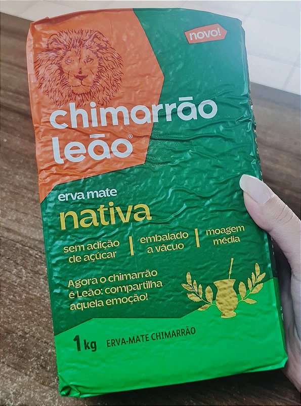Chimarrão Erva Mate 1kg a vácuo - Leão