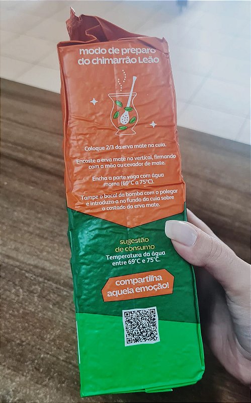 Chimarrão Erva Mate 1kg a vácuo - Leão