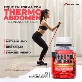 Thermo Abdomen 240 mg – 60 Cápsulas – Termogênico Natural para Emagrecimento