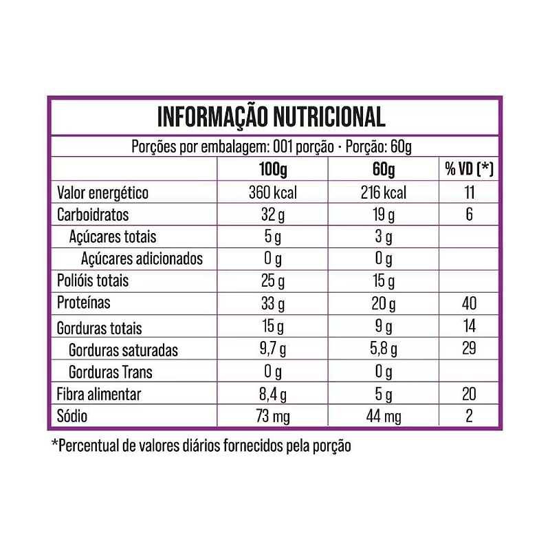 Barra de Proteína Sabor Brownie e Crispies Bold 60g - Energia e Sabor em Cada Mordida!