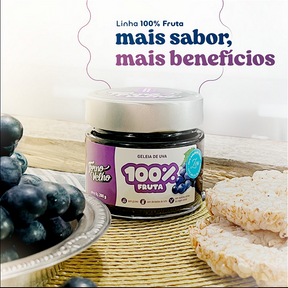 Geleia de Uva 100% Fruta 200g - Forno Velho: O Sabor da Natureza em Cada Colherada