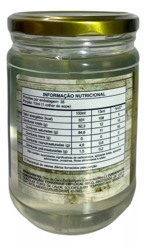 Óleo de Coco Extravirgem 500ml Macrophytus - Transforme sua rotina com saúde, sabor e versatilidade!