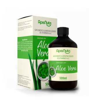 Aloe Vera Babosa Suplemento Alimentar 500ml – Cuide do Seu Corpo de Forma Natural!