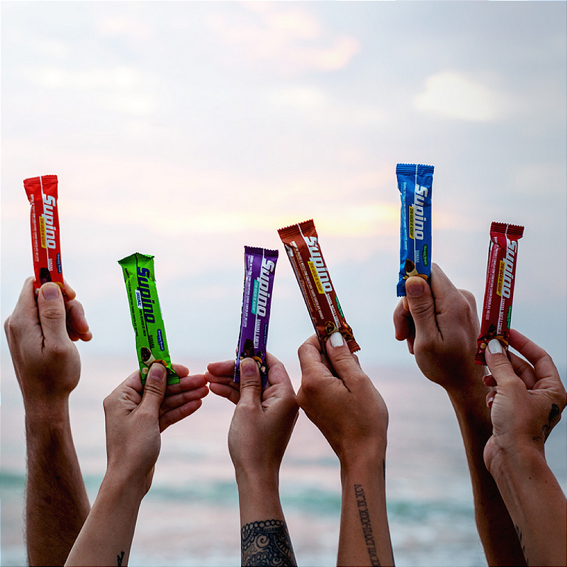 Supino Chocolate Branco Zero 24g - Banana Brasil Cauí | Energia e Sabor Sem Culpa