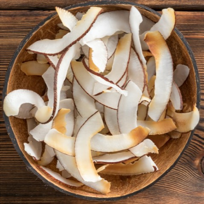 Chips de Coco - Lascas Tostadas e Nutritivas | O Lanche Saudável Que Você Merece