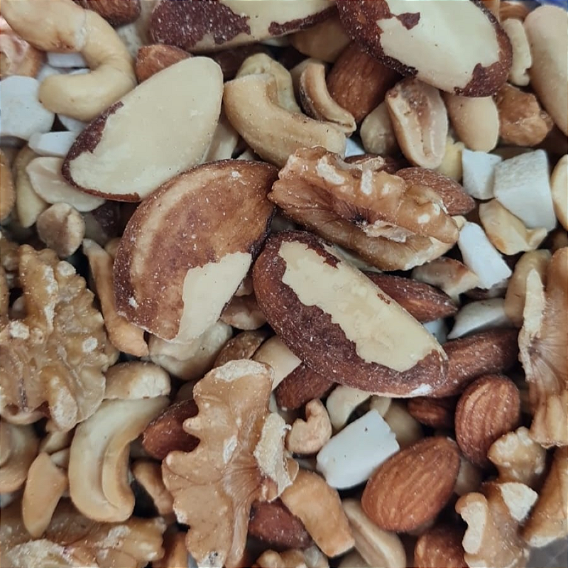 Mix de Castanhas e Coco 100g – Crocância e Nutrição em Cada Mordida!
