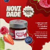Geleia de Frutas Vermelhas 100% Fruta 200g - Forno Velho – O Sabor Natural de Frutas Frescas em Cada Colher!