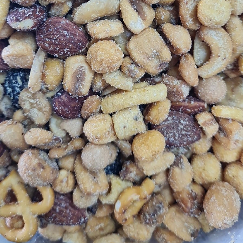 Mix Crispy Mostarda e Mel 100g – Crocância Irresistível com Sabor Perfeito!