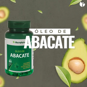 Óleo de Abacate 1 000 mg – 60 Cápsulas – Gorduras Saudáveis e Antioxidante Natural
