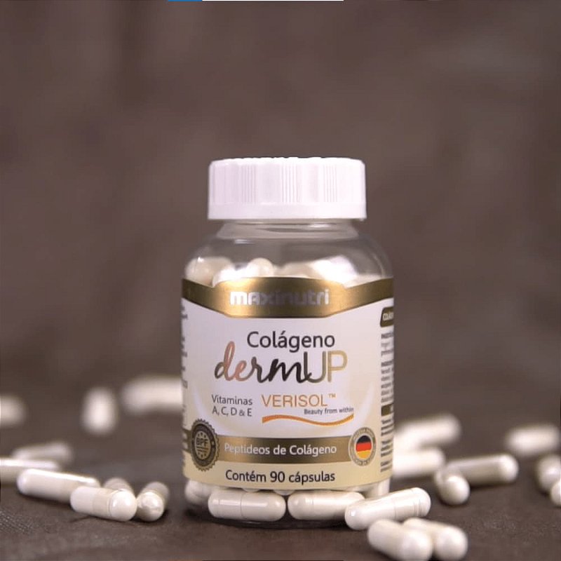 Colágeno DermUp Verisol 500 mg – 90 Cápsulas – Firmeza e Juventude