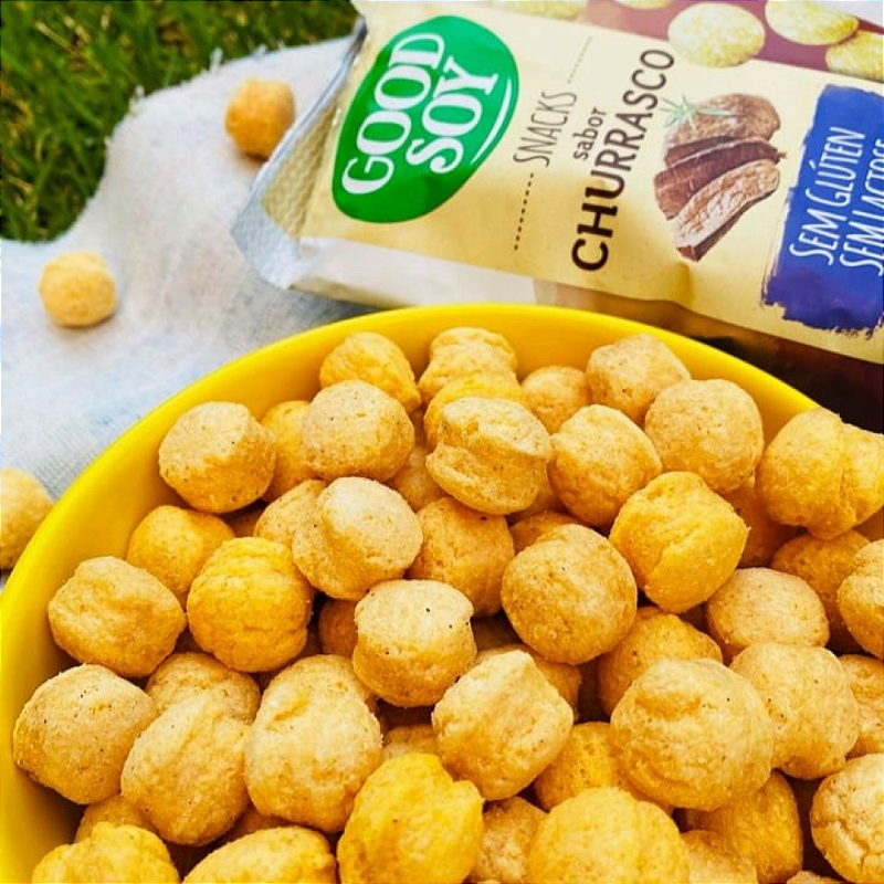Snack Soja sabor Churrasco 25g - Good Soy